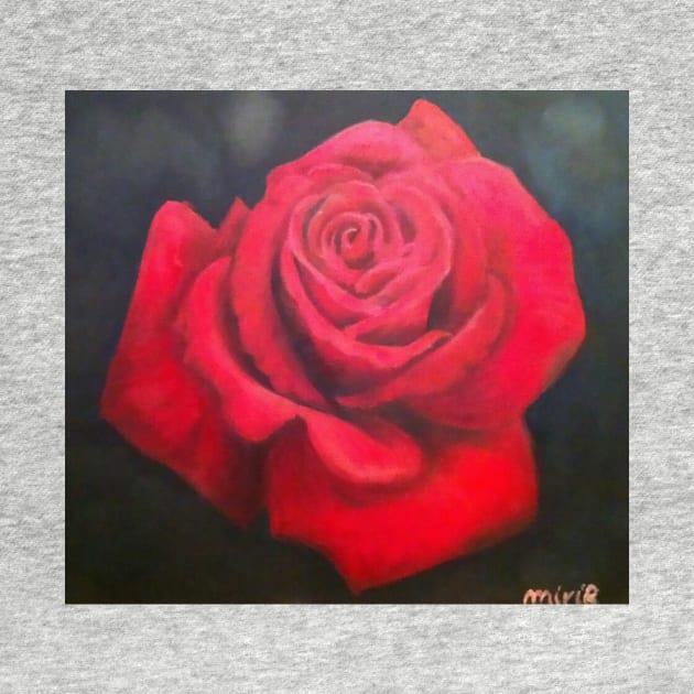 Red Rose by Miri Baruch